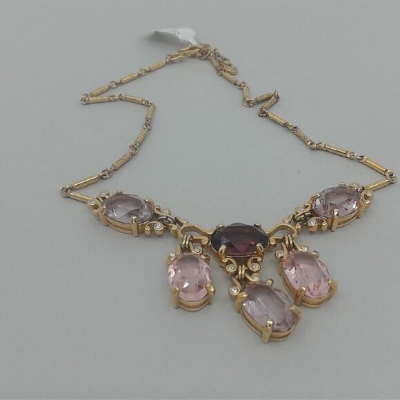 Vintage Swarovski Purple & Pink Necklace - Picture 3 of 4